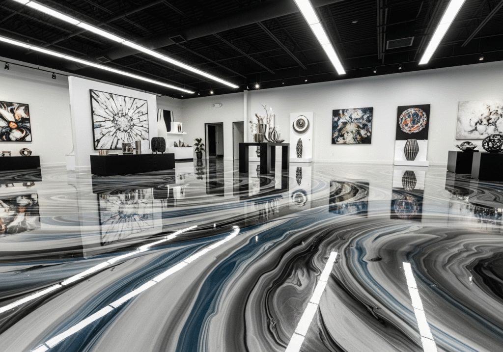 image 4 Transforming Spaces with Durable and Stunning Epoxy Flooring Solutions