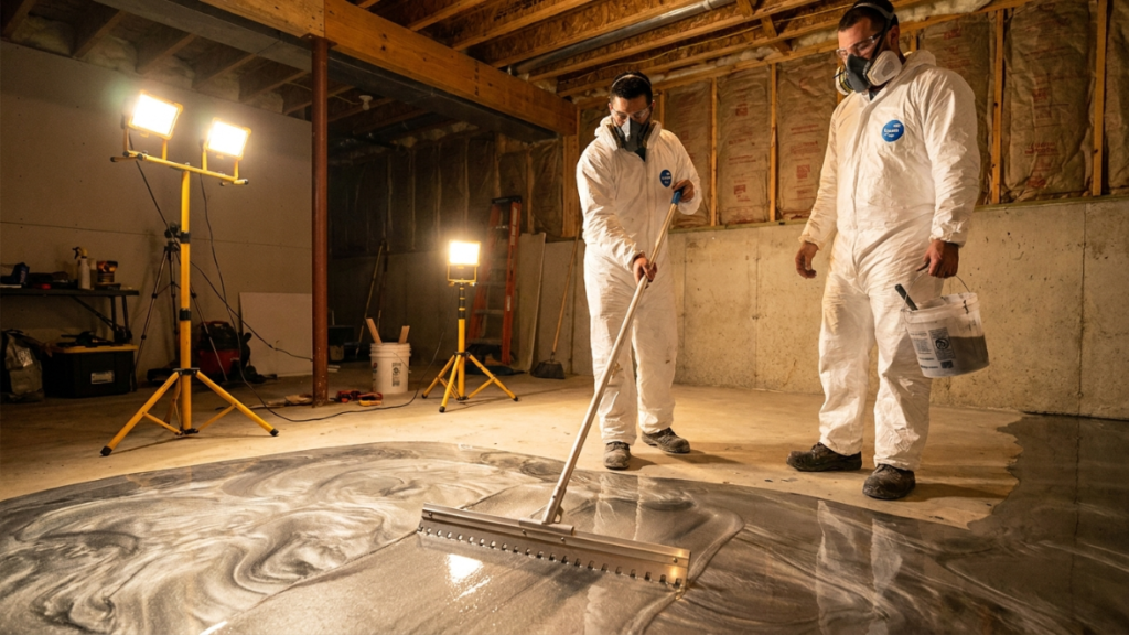 image 14 Transforming Spaces with Durable and Stunning Epoxy Flooring Solutions