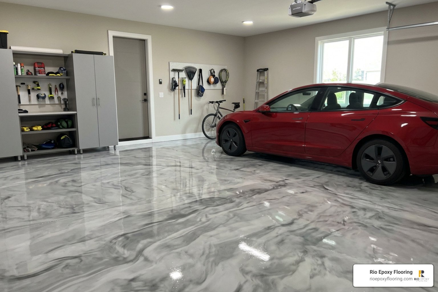 garage floor coating for marble look
