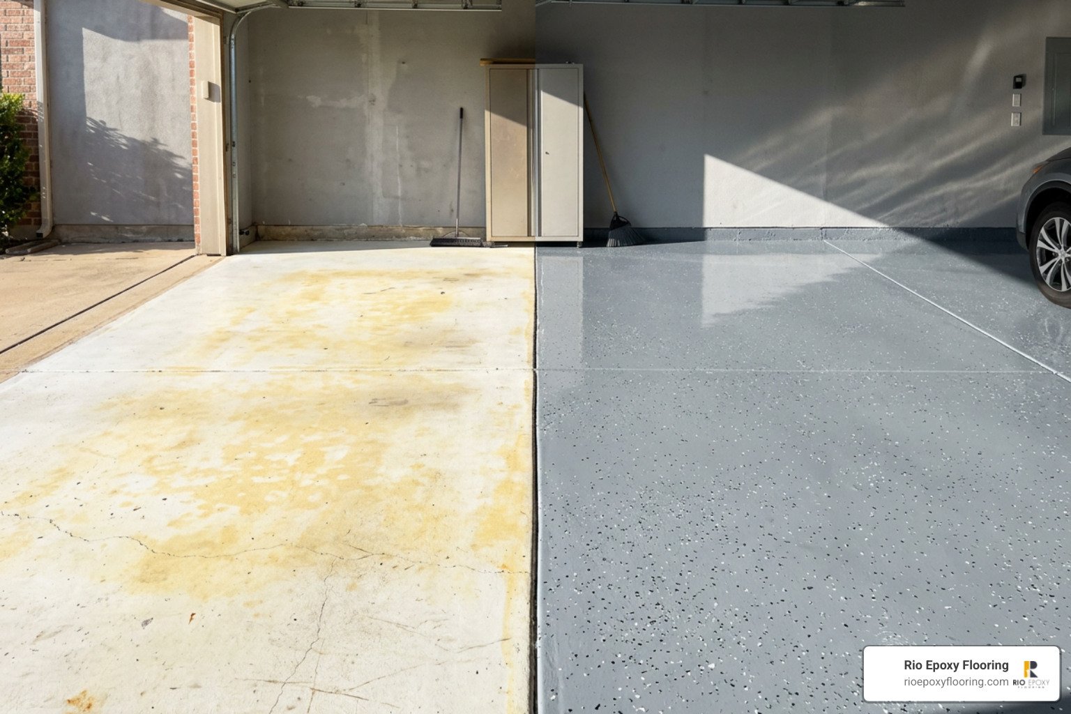 Sun exposed epoxy floor comparison Sun exposed epoxy floor comparison