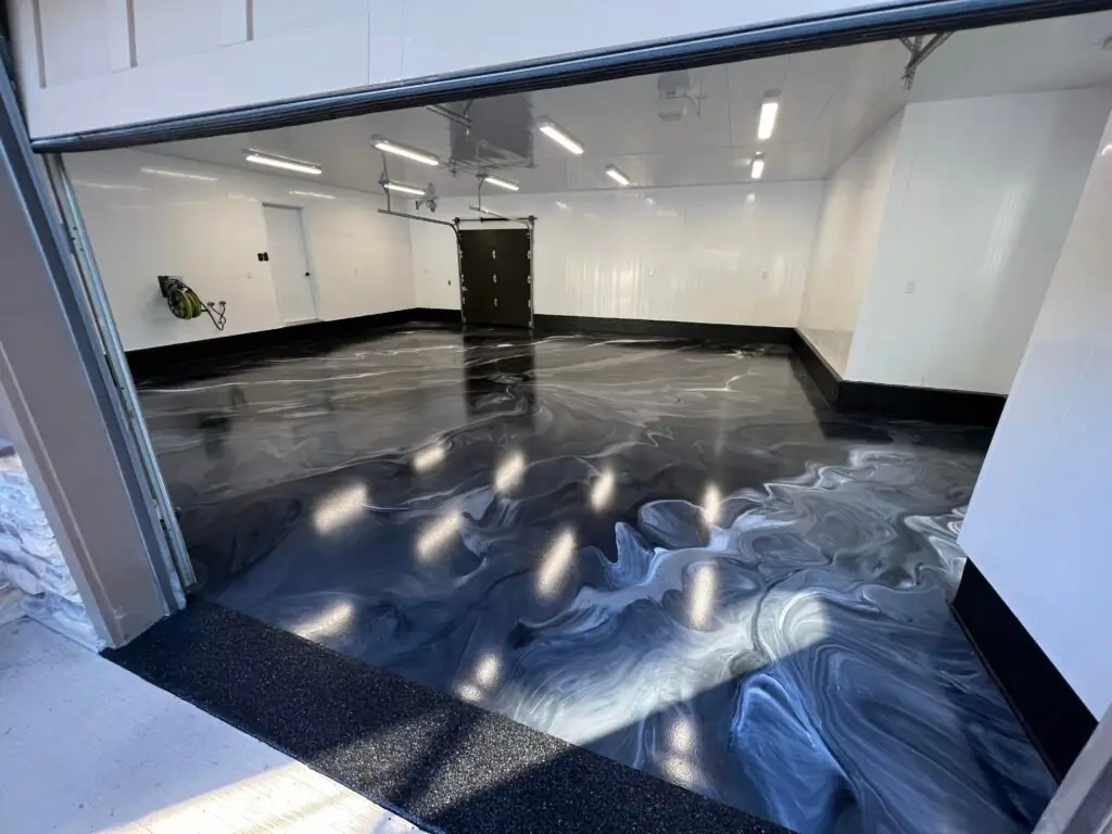 rustic garage floor epoxy