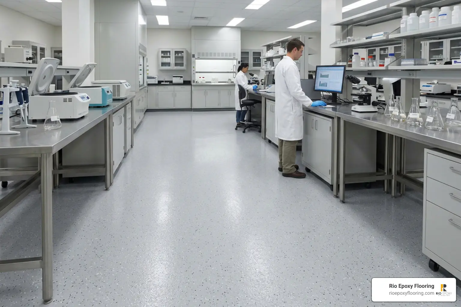 polyurea laboratory floor